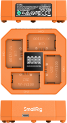 SmallRig 4839 NP-FZ100 4-Channel Camera Battery Charger