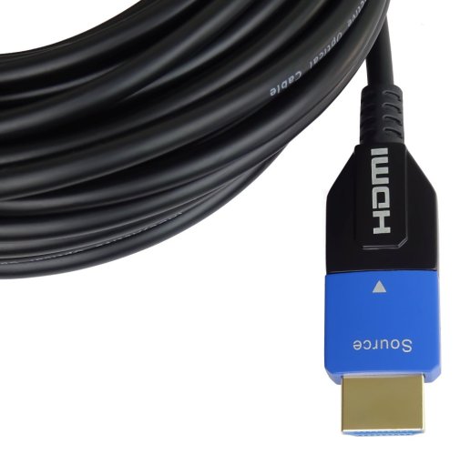 PremiumCord Ultra High Speed HDMI 2.1 Optical 8K@60Hz 4K@120Hz 25m pozlacený