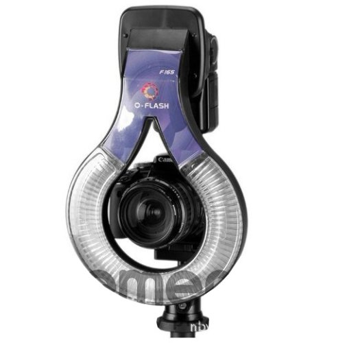 Adaptor bliț circular O-flash ring F160 pentru Nikon SB-800, Canon 580EX