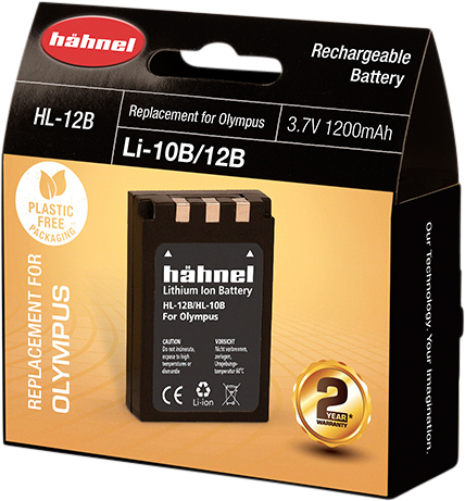 Hähnel HL-12B, Olympus Li-10B/12B, 1200mAh, 3.7V, 4.4Wh