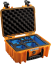 B&W Outdoor Cases BW Outdoor Case Type 3000 for GoPro Hero 12 (fits even GoPro Hero 9/10/11), charge-in-case. Orange