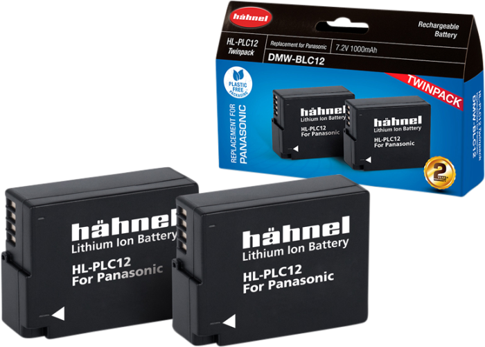 Hähnel Battery Panasonic HL-PLC12 / DMW-BLC12 Twin Pack