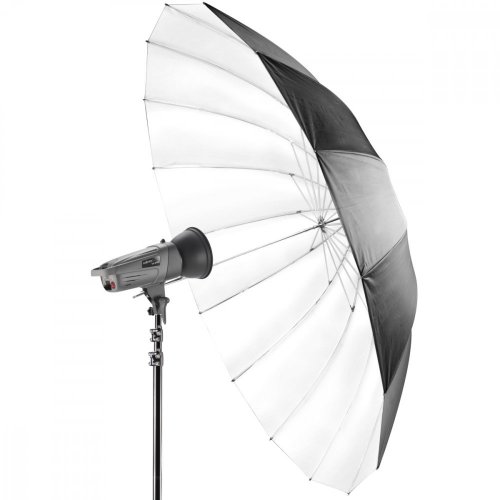 Walimex odrazný dáždnik 180cm čierny/biely