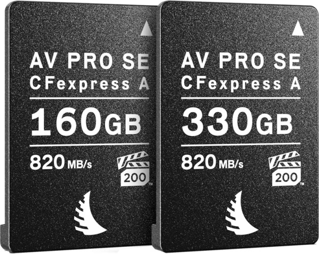 Angelbird CFexpress Type A SE, VPG200, R820/W730 (Type A) 330GB Angelbird CFexpress Type A SE, VPG200, R820/W730 (Type A) 330GB