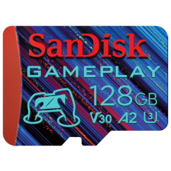 SanDisk GamePlay microSDXC UHS-I Card, 128 GB Gaming microSDXC, 190 MB/s, 130 MB