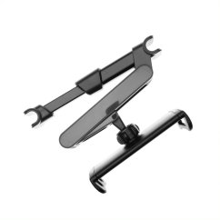 Držiak FIXED Tab Passenger 2 s uchytením do opierky hlavy a pre tablety s nastaviteľným ramenom, univerzálny čierny