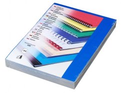 Viazací kryt Eurosupplies Chromo A4, 250g/m2, 100ks, modrý