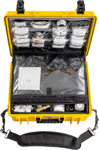 B&W Outdoor Cases Type 6000 with Medical Emergency Kit Yellow