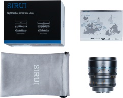 Sirui Cine Lens Nightwalker S35 16mm T1.2 E-Mount Metal Grey