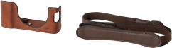 SmallRig 4699 Leather Half Case Kit for FUJIFILM X100VI (Brown)
