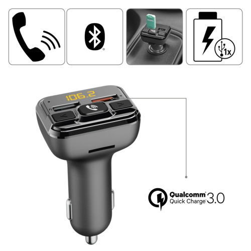 FM vysílač Hama s funkcí Bluetooth a handsfree