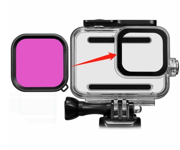 GoPro Hero 5,6,7 filtr na potápění fialový (GP7F)