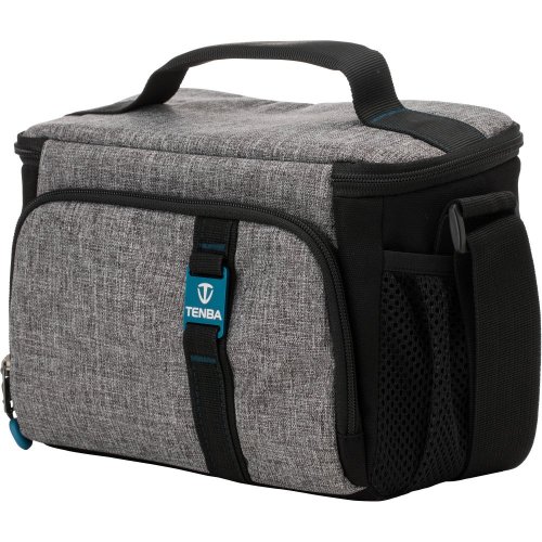 Tenba Skyline 10 Shoulder Bag | 1 Camera Body, 3-4 Lenses | Interior 22 × 16 × 13 cm | Water-Repellant Fabric | Gray