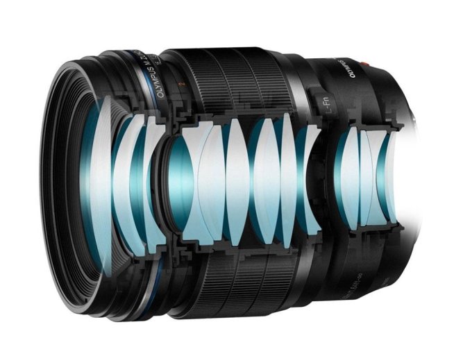 Objektiv Olympus ET-M4512 černý PRO