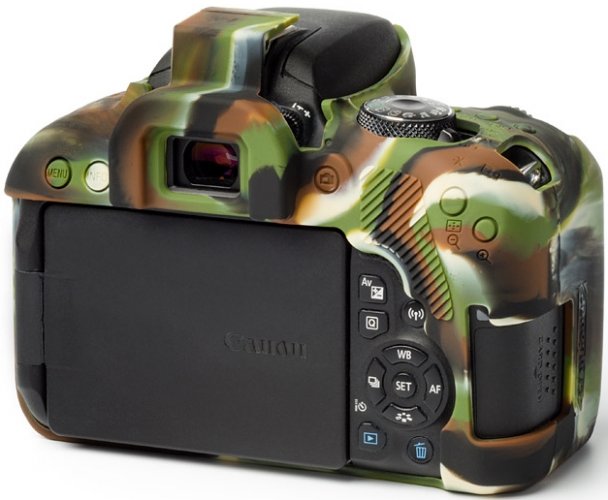 easyCover Silikon Schutzhülle f. Canon EOS 800D Camouflage