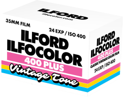 Ilford ILFOCOLOR 400 Plus Vintage Tone 35mm 24 expuneri