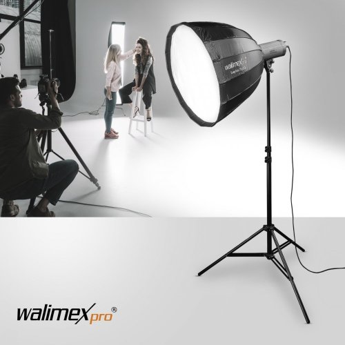 Walimex pro Deep Rota Softbox 120cm quick (Studio Line Serie) für Multiblitz P