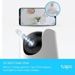 Kamera TP-Link Tapo C225 IP, 4MPx, WiFi, prísvit