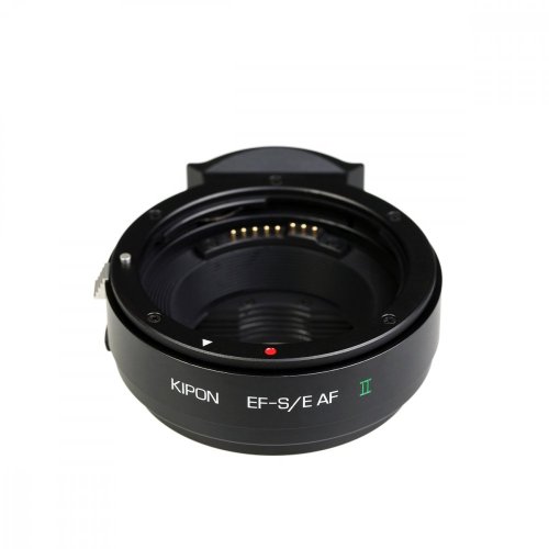 Kipon AF Adapter für Canon EF Objektive auf Sony E Kamera mit Support