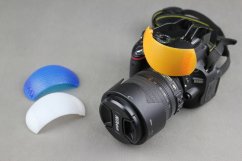 forDSLR Pop-Up Flash Diffuser Cover With Bracket 3-pieces