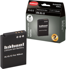 Hähnel HL-EL12, Nikon EN-EL12, 980mAh, 3.7V, 3.6Wh