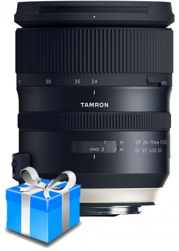 Tamron SP 24-70mm f/2.8 Di VC USD G2 Lens for Canon EF + USB dock