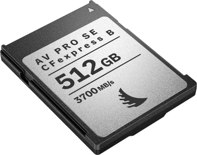 Angelbird CFexpress 4.0 Type B AV PRO SE CFexpress B v4 MK2, R3700/W1100 I SR3500/SW1050 (4.0) 512GB Angelbird CFexpress 4.0 Type B AV PRO SE CFexpress B v4 MK2, R3700/W1100 I SR3500/SW1050 (4.0) 512GB