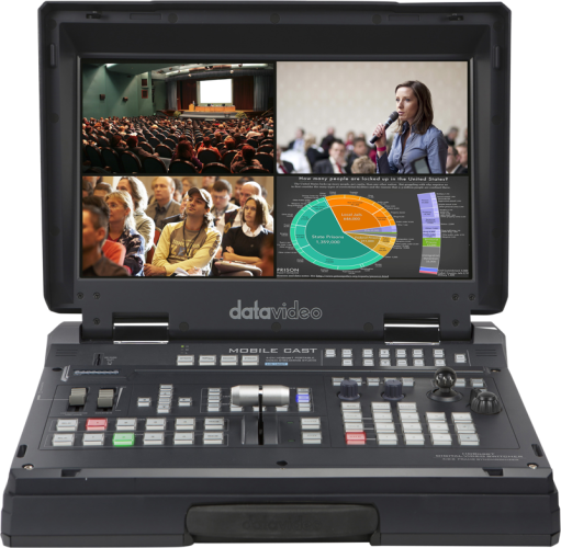Datavideo HS-1600T MKII HDBaseT Portable Video Streaming Studio