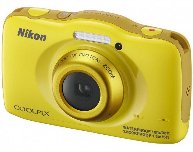 Nikon Coolpix S33 žlutý - Backpack kit