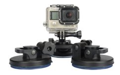 3 Head přísavný držák pro GoPro (GP254)