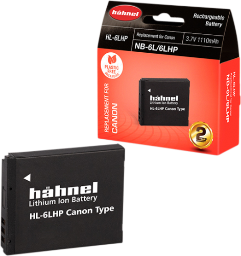 Hähnel HL-6LHP- Canon NB-6L, Polymer 1110mAh, 3.7V, 4.1Wh