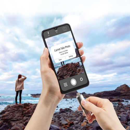 Hama flashPen Laeta Twin 16 GB 10 MB/s, grau