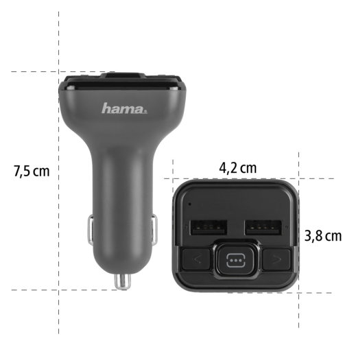 FM vysílač Hama s Bluetooth