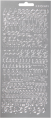 Focus Stickers Silver Letters Design 1