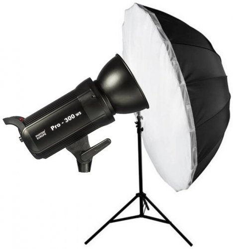 Photon Europe set Basic Pro 300 Ws + Reflective Umbrella 150 cm