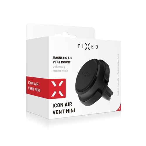 Mágneses tartó FIXED Icon Air Vent Mini szellőztetéshez, fekete