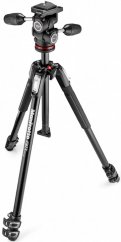 Manfrotto MK190X3-3W1, 190X Tripod with 804 3-Way Head and Quick