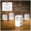 Adaptér FIXED Cestovné Voyager 120W pre EÚ, UK a USA/AUS, s 3xUSB-C a 1xUSB výstupom, GaN, PD 120W, biely