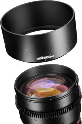 Walimex pro 85mm T1,5 Video DSLR Objektiv für Canon EF