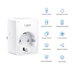 Múdra zásuvka TP-Link Tapo P110(EU) regulácia 230V cez IP, Cloud, WiFi, monitoring spotreby