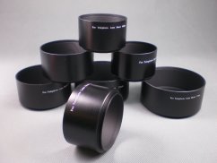 forDSLR Metall-Schraube Gegenlichtblende 55mm für Teleobjektiv mit Filtergewinde 58mm