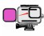 GoPro Hero 5,6,7 filtr na potápění fialový (GP7F)