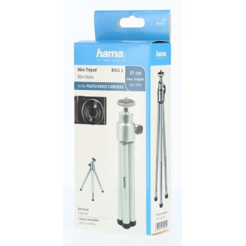Hama mini stativ "Ball" L, stříbrný
