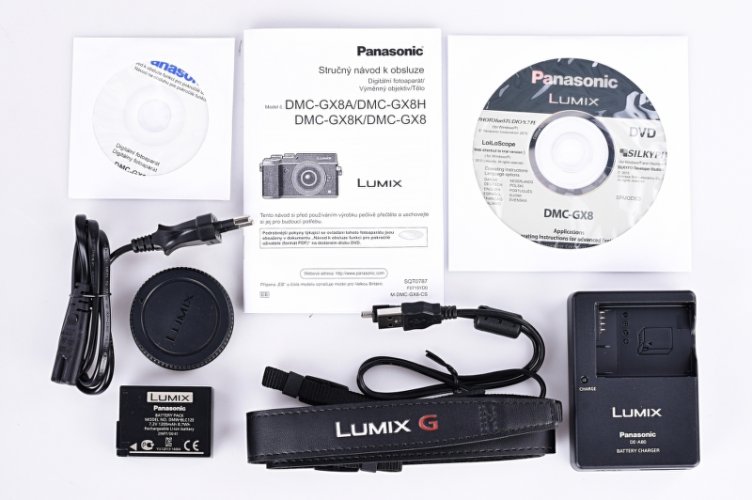Panasonic Lumix DMC-GX8 telo čierny