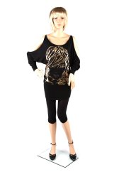 Weibliche Schaufensterpuppe, Schaufensterpuppe in Körperfarbe F8 (F8)