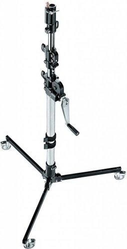 Manfrotto 087NWLB, Low Base 3-section Wind Up Stand