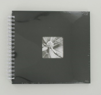 FINE ART 28x24 cm, foto 10x15 cm/100 ks, 50 strán, šedé, biele listy