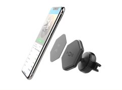 Magnetický držiak FIXED Icon Air Vent do ventilácie s kĺbom, čierny