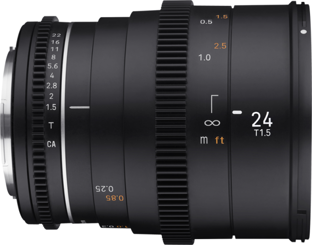 Samyang 24mm T1,5 VDSLR MK2 MFT