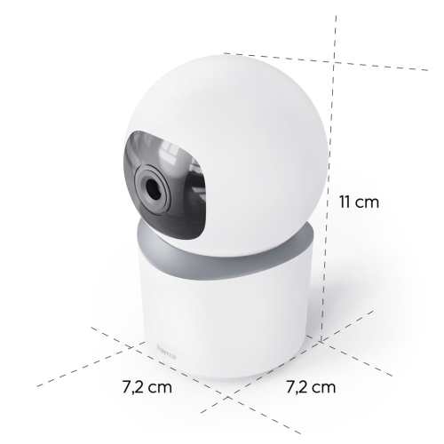 Chytrá domácí WiFi kamera Hama, otáčení/naklápění, noční vidění, Full HD Chytrá domácí WiFi kamera Hama, otáčení/naklápění, noční vidění, Full HD